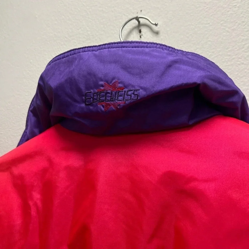 Vintage Edelweiss Skiwear Women's Puffer Ski Snow Jacket - Picture 9 of 9